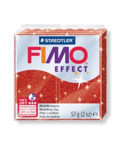 Полимерна глина Fimo Effect 8020 - 202 Glitter Red
