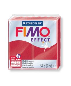 Полимерна глина Fimo Effect 8020 - 28 Metallic Ruby red