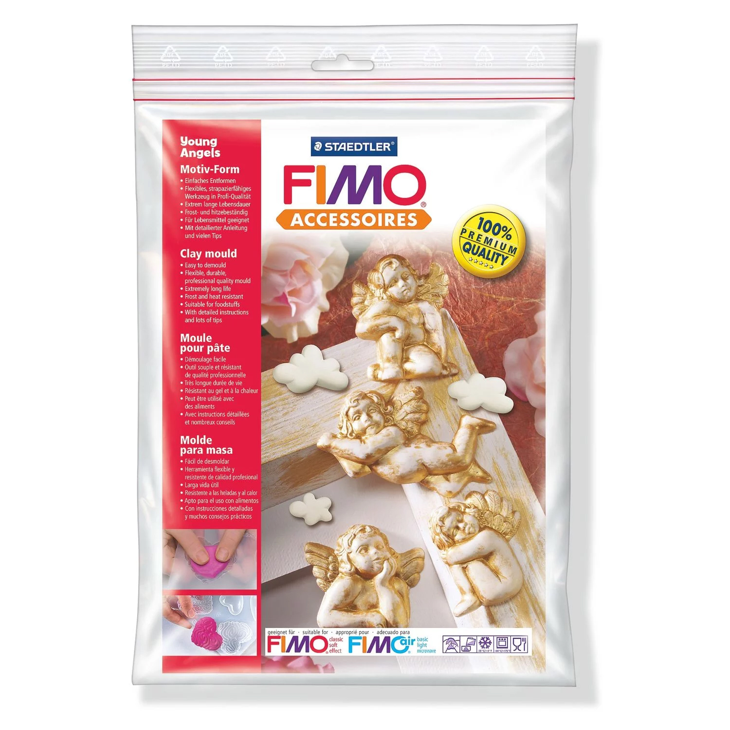 fimo-mould-8742-27 Молдове за глина мотиви Ангели
