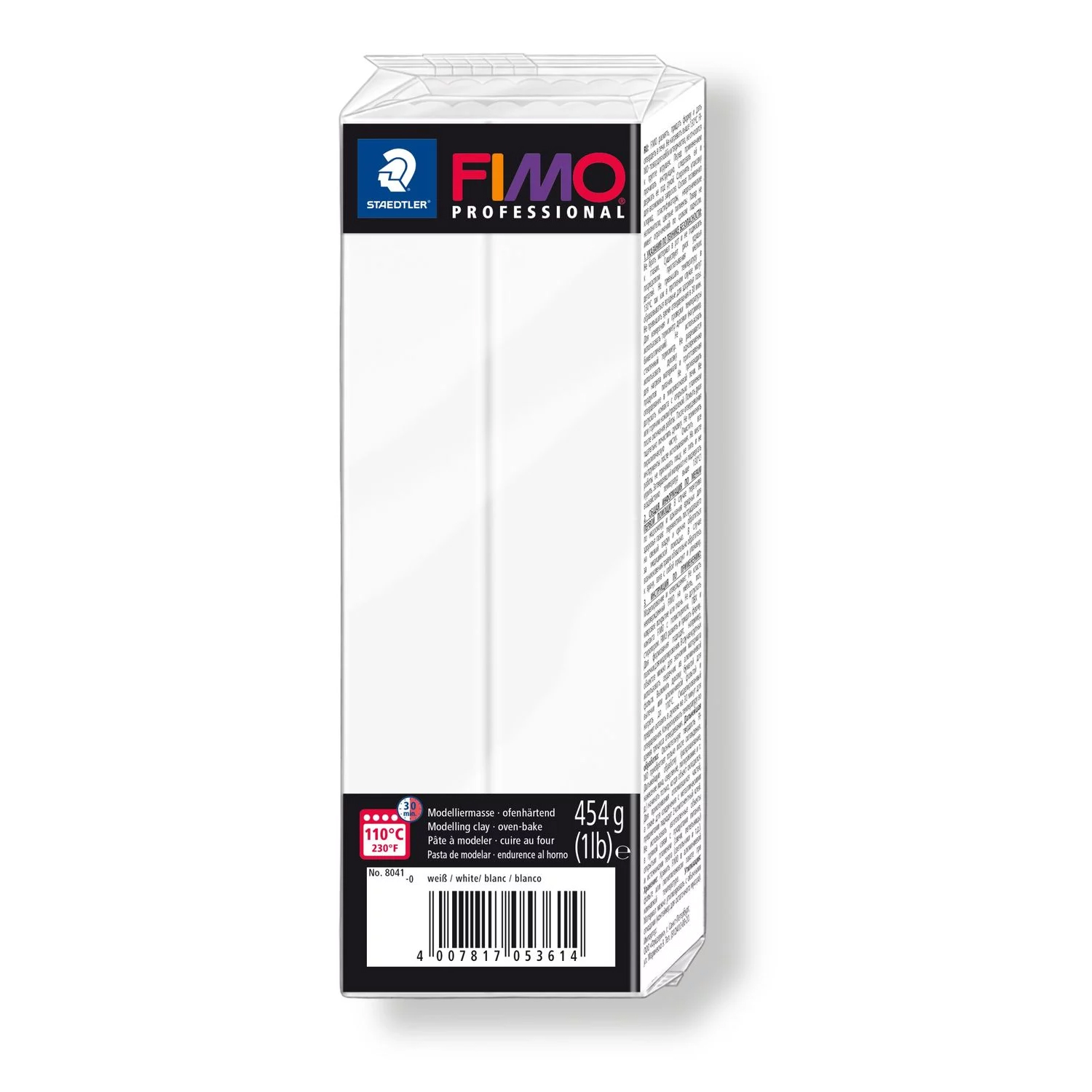fimo-professional-454g-8041-0 Глина Fimo Professional 8041-0 White