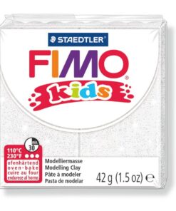 Глина Fimo Kids 8030 52 glitter white
