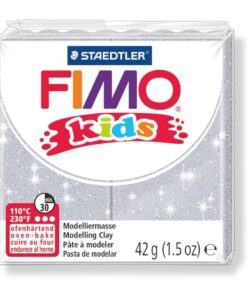 Глина Fimo Kids 8030 812 glitter silver