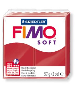 Глина Fimo Soft 2P christmas red