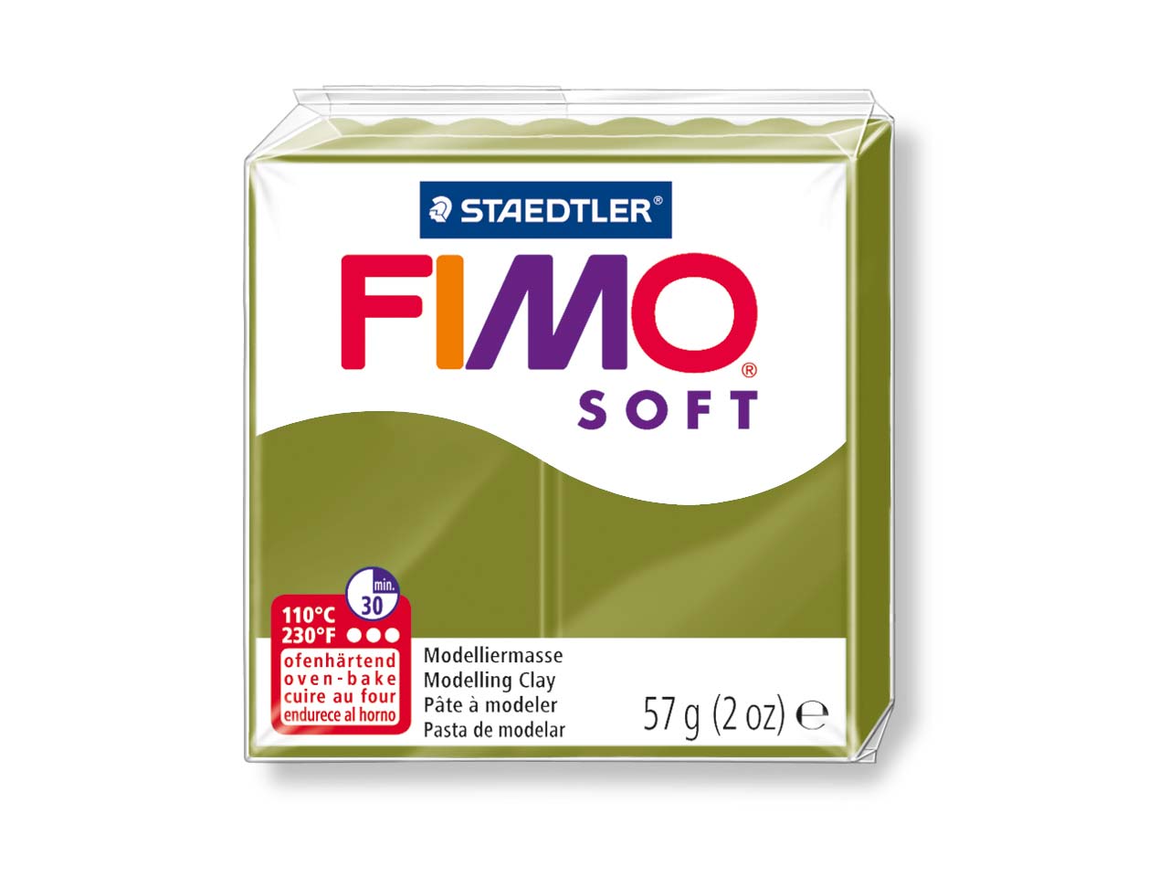 Глина Fimo Soft 57 green olive