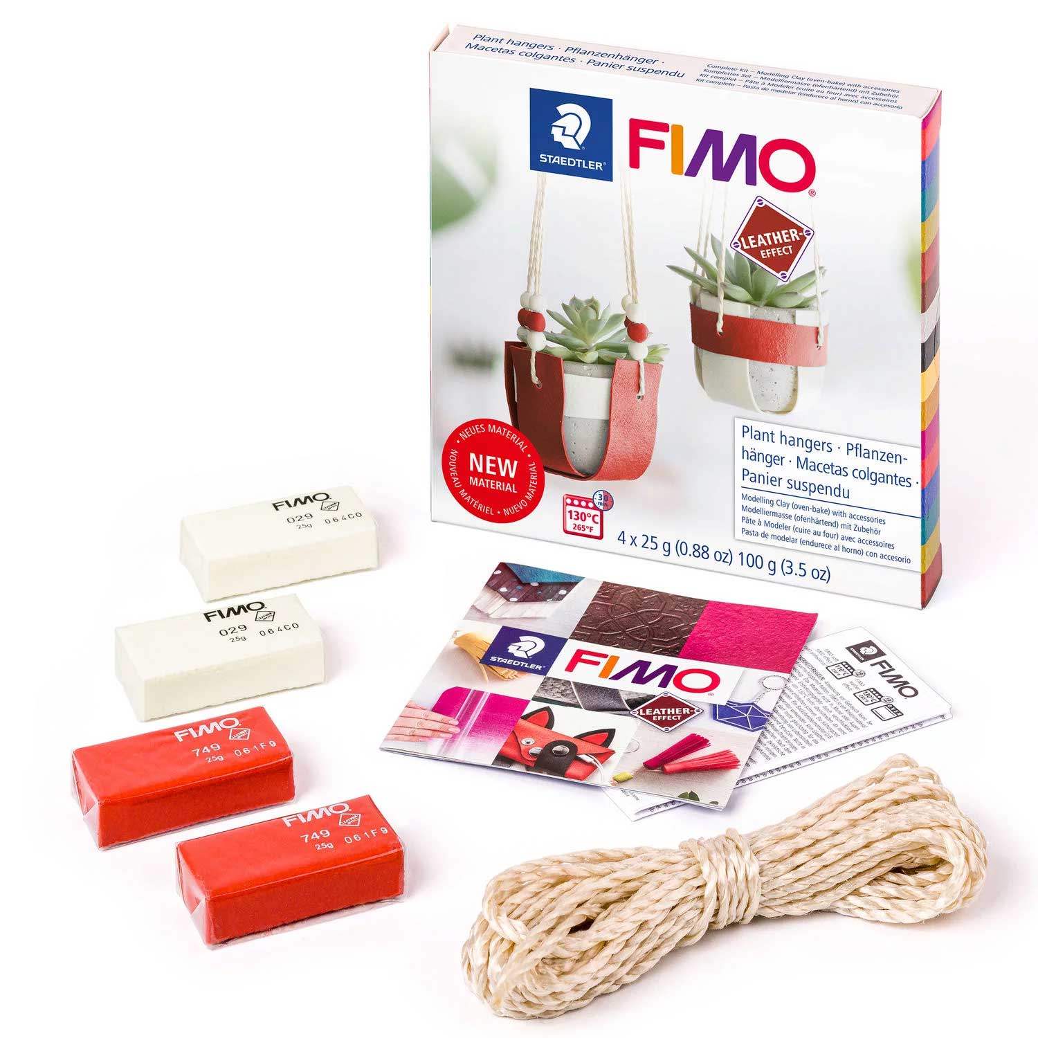Комплект Plant hangers с Fimo Leather