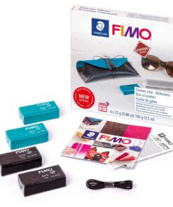 Комплект Glasses case с Fimo Leather