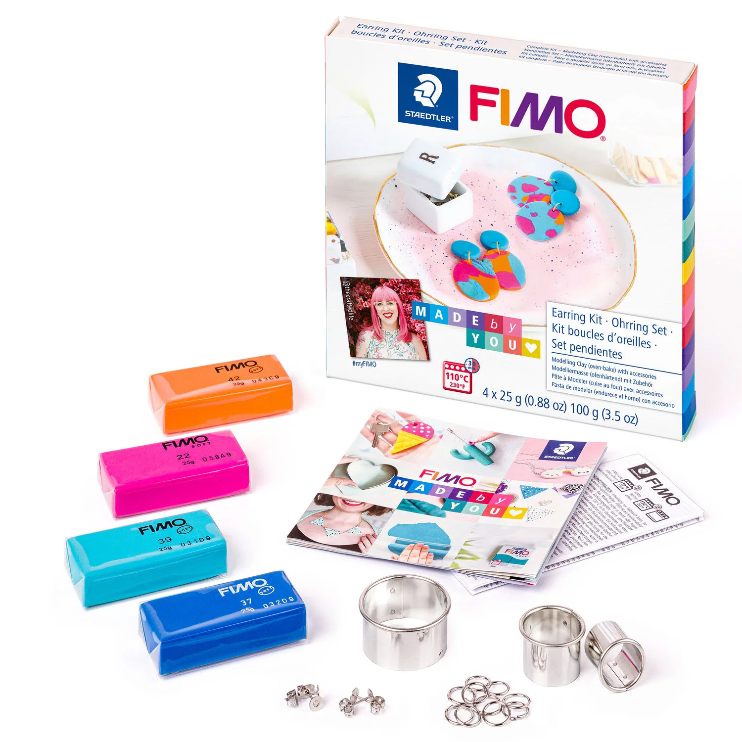 Комплект Earring kit 2 с полимерна глина