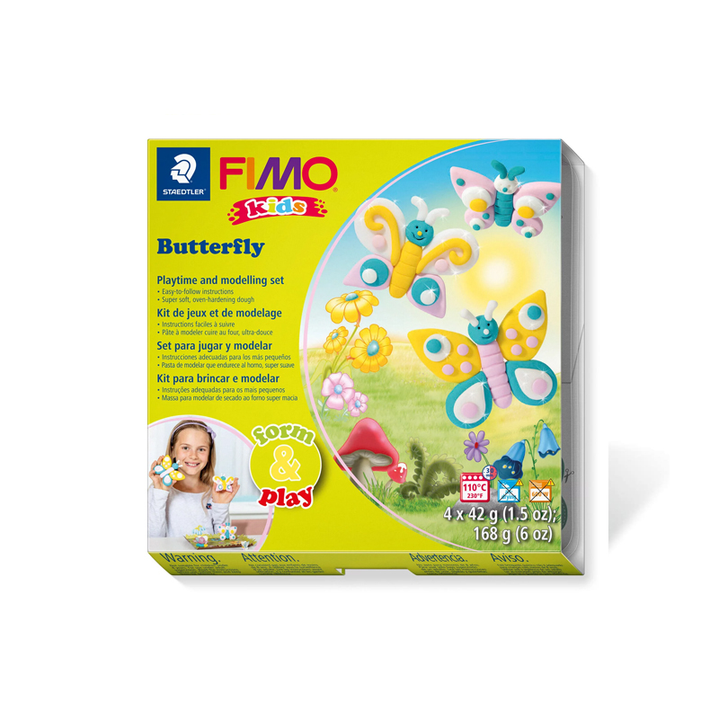 8034-10 Комплект Fimo Kids Form&Play 8034-10 Butterfly