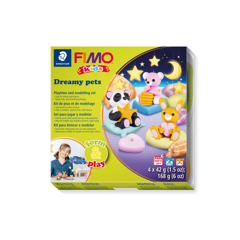 Комплект Fimo Kids Form&Play 8034-28 Dreamy pets