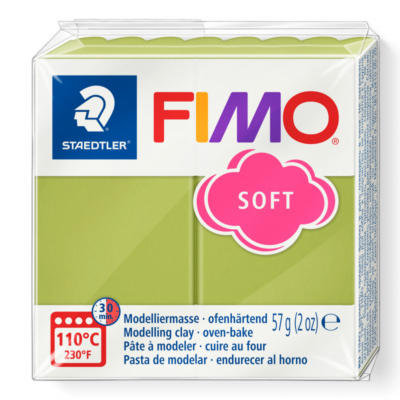 Глина Fimo Soft 8020-T50 Pistachio Nut Green