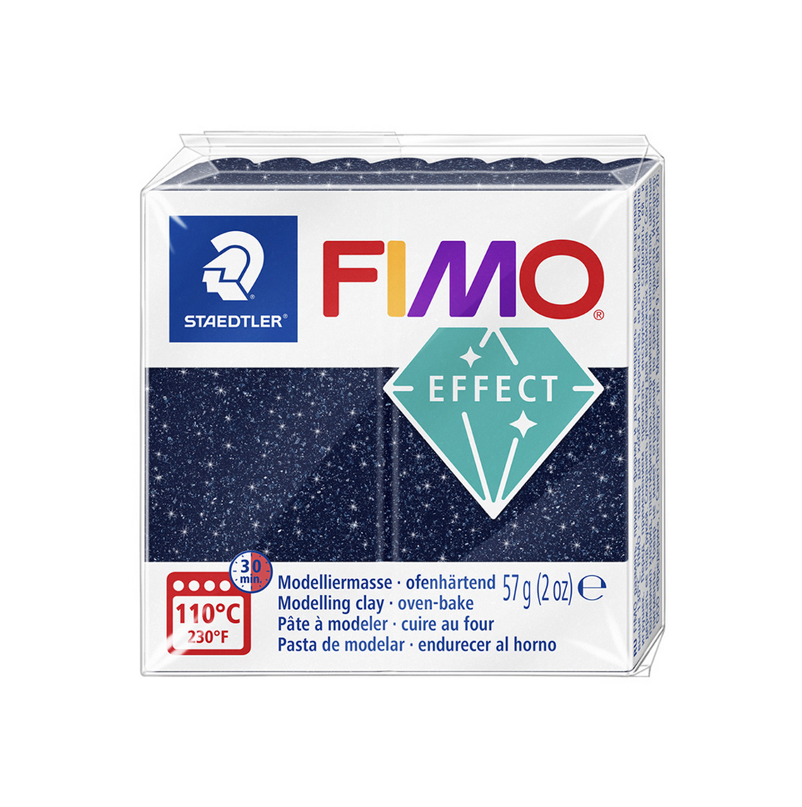 Полимерна глина Fimo Effect 8010-352 galaxy blue