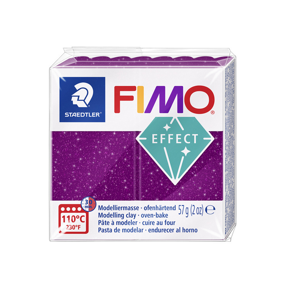 602 Полимерна глина Fimo Effect 8010-602 galaxy purple