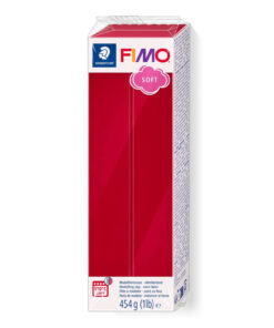 Полимерна глина Fimo Soft 8021-26 cherry red 454 г