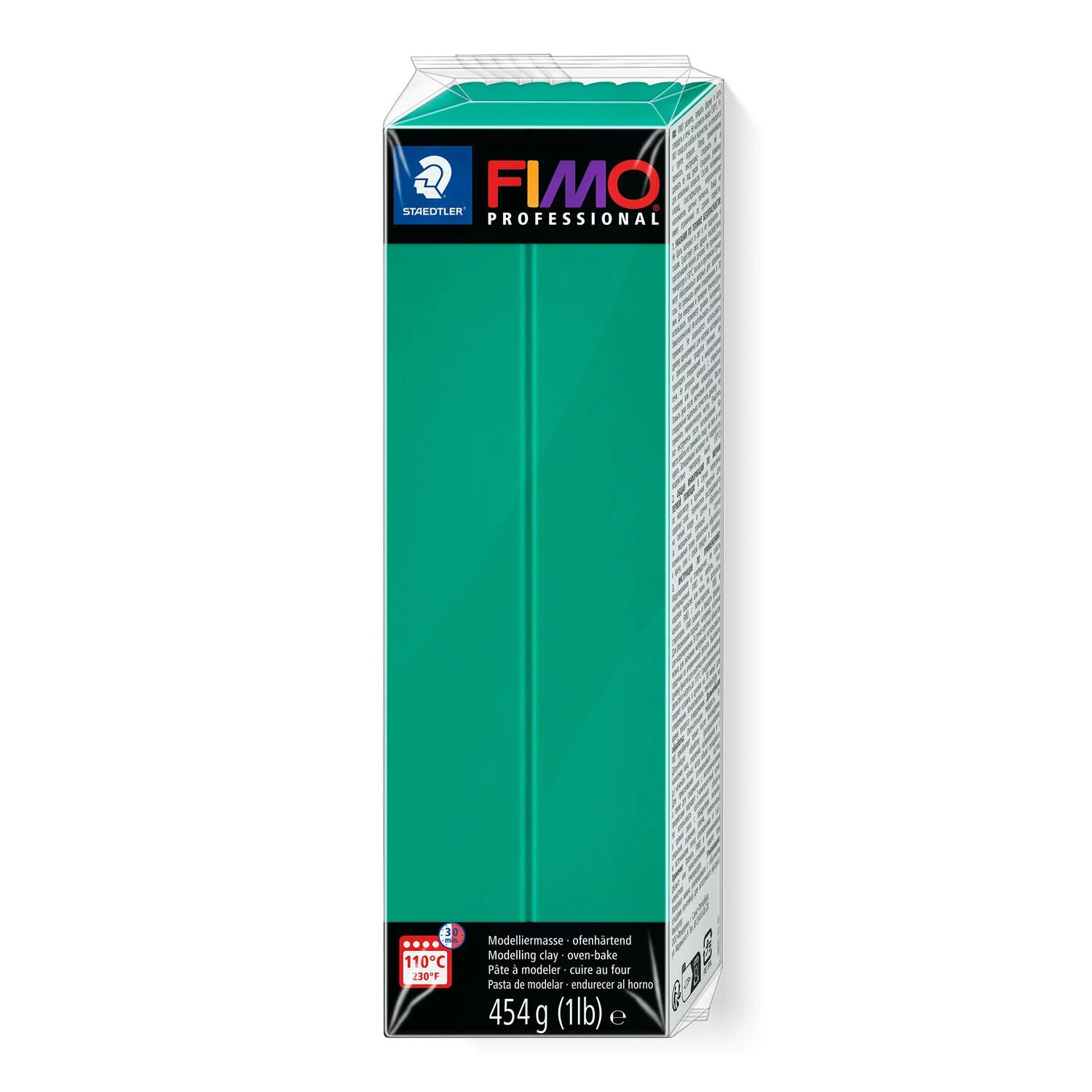 Полимерна глина Fimo Professional 8041-500 true green 454 г
