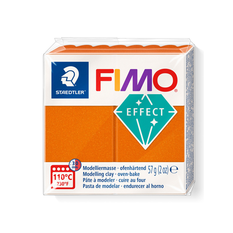 8010-41 Полимерна глина Fimo Effect 8010-41 metallic orange